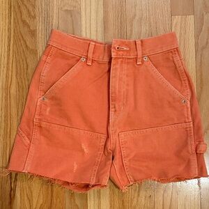 NWOT BDG Burnt Orange Denim Shorts